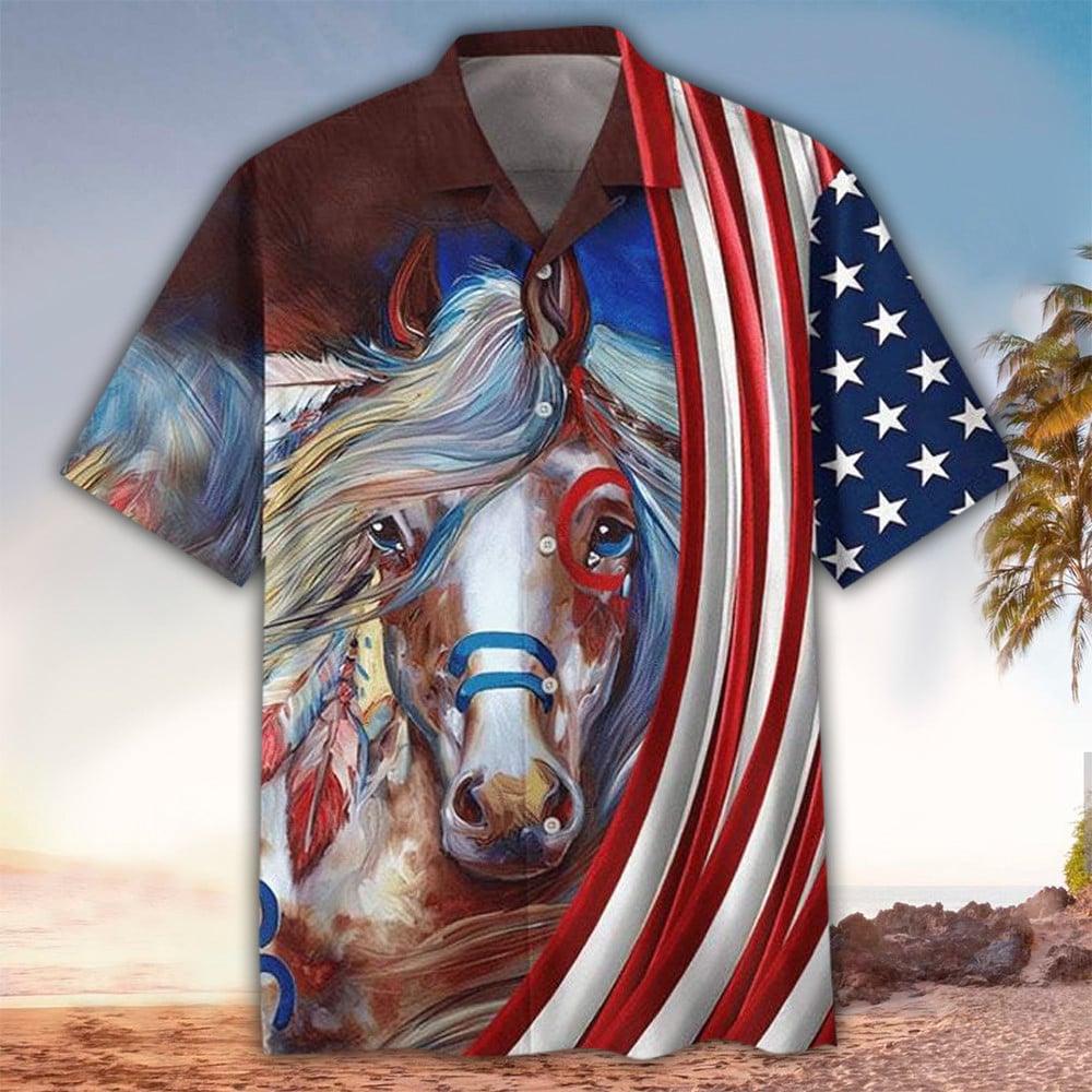 litzzy 4th Of July Hawaiian Shirt, Perfect Gift Ideas For 4th Of July Lover Hawaiian shirt for men, women Hawaii Shirt   