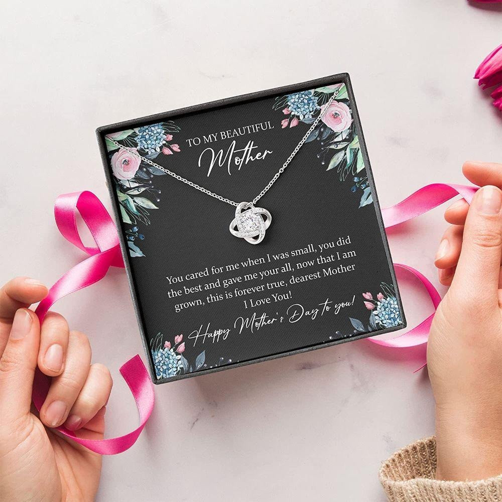 litzzy Single Mom Necklace, Gift for Single Mom, Supermom, Super Mother Necklace, Not easy to raise me all alone Message Card Necklace For Mom, Mother's Day Gifts From Daughter Jewelry Style 7 Standard Box 