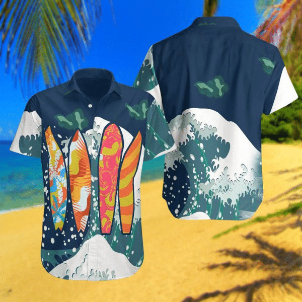 litzzy Litzzy Hawaiian Shirts - Surfing Hawaiian Shirt Aloha Hawaii Shirt Aloha Shirt For Summer - Aloha Custom Hawaii Shirts For Beach Summer Hawaii Shirt Hawaiian Shirt S White
