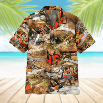 litzzy Litzzy Hawaiian Shirts - Chainsaw Hawaiian Shirt Aloha Hawaii Shirt Aloha Shirt For Summer - Aloha Custom Hawaii Shirts For Beach Summer Hawaii Shirt Hawaiian Shirt M White