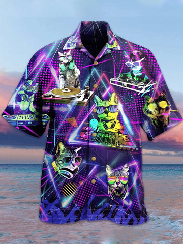 litzzy Litzzy Hawaiian Shirts - Collar Vintage Hawaiian Shirt Aloha Hawaii Shirt Aloha Shirt For Summer - Aloha Custom Hawaii Shirts For Beach Summer Hawaii Shirt Hawaiian Shirt S White