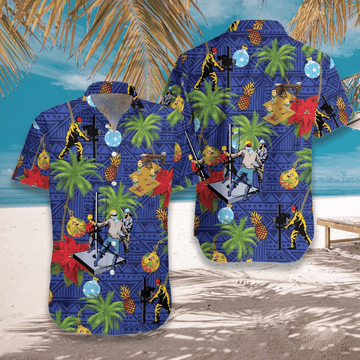 litzzy Litzzy Hawaiian Shirts - Oil Field Life Hawaiian Shirt Aloha Hawaii Shirt Aloha Shirt For Summer - Aloha Custom Hawaii Shirts For Beach Summer Hawaii Shirt Hawaiian Shirt M White