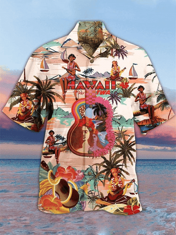 litzzy Litzzy Hawaiian Shirts - Hawaii Aloha Hawaiian Shirt Aloha Shirt For Summer Aloha Hawaii Shirt Aloha Shirt For Summer - Aloha Custom Hawaii Shirts For Beach Summer Hawaii Shirt Hawaiian Shirt S Red