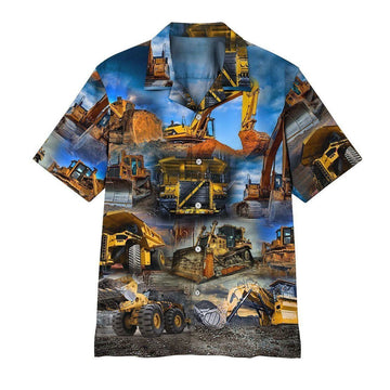 litzzy Litzzy Hawaiian Shirts - Hawaiian Short Sleeve 3D Heavy Equipment Hawaii Shirt Aloha Hawaii Shirt Aloha Shirt For Summer - Aloha Custom Hawaii Shirts For Beach Summer Hawaii Shirt Short Sleeve Shirt S 