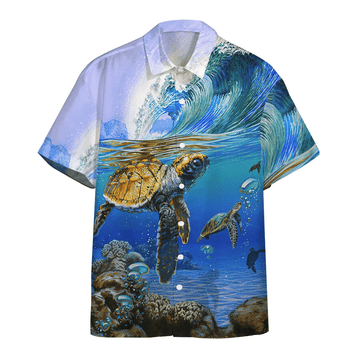 litzzy Litzzy Hawaiian Shirts - Hawaiian Short Sleeve 3D In The Ocean Turtle Custom Hawaii Shirt Aloha Hawaii Shirt Aloha Shirt For Summer - Aloha Custom Hawaii Shirts For Beach Summer Hawaii Shirt Hawai Shirt S 