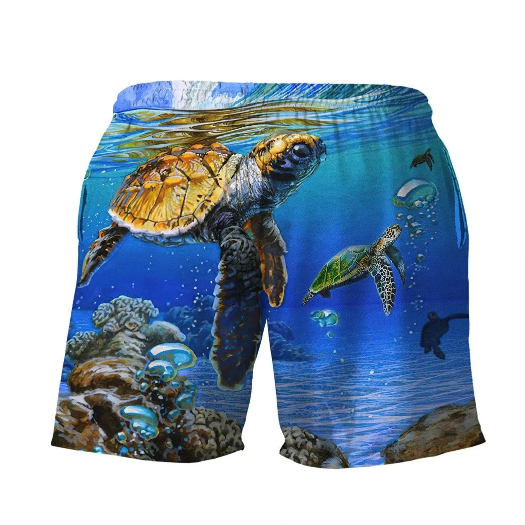 litzzy Litzzy Hawaiian Shirts - Hawaiian Short Sleeve 3D In The Ocean Turtle Custom Hawaii Shirt Aloha Hawaii Shirt Aloha Shirt For Summer - Aloha Custom Hawaii Shirts For Beach Summer Hawaii Shirt   
