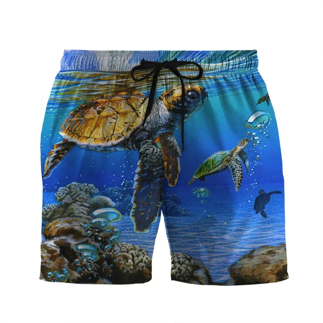 litzzy Litzzy Hawaiian Shirts - Hawaiian Short Sleeve 3D In The Ocean Turtle Custom Hawaii Shirt Aloha Hawaii Shirt Aloha Shirt For Summer - Aloha Custom Hawaii Shirts For Beach Summer Hawaii Shirt Men Shorts S 