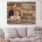 litzzy Wedding Canvas For Husband And Wife - Custom Couple Photo Canvas - I Wish I Had Met You Sooner Wall Art For Bedroom - Litzzy Wall Art Canvas Canvas Wall Art   