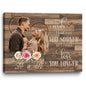 litzzy Wedding Canvas For Husband And Wife - Custom Couple Photo Canvas - I Wish I Had Met You Sooner Wall Art For Bedroom - Litzzy Wall Art Canvas Canvas Wall Art   