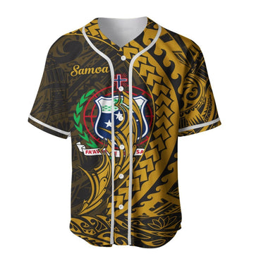 litzzy Litzzy Baseball Jersey - Samoa Wings Style Baseball Jersey - Adult Unisex - Full Size (S - 5XL) - Jersey Shirt Unisex Custom Printed Jersey Shirt Unisex Custom Printed Baseball Jersey   
