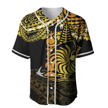 litzzy Litzzy Baseball Jersey - New Caledonia Life Style Baseball Jersey - Colorful - Adult Unisex - Full Size (S - 5XL) - Jersey Shirt Unisex Custom Printed Jersey Shirt Unisex Baseball Jersey   