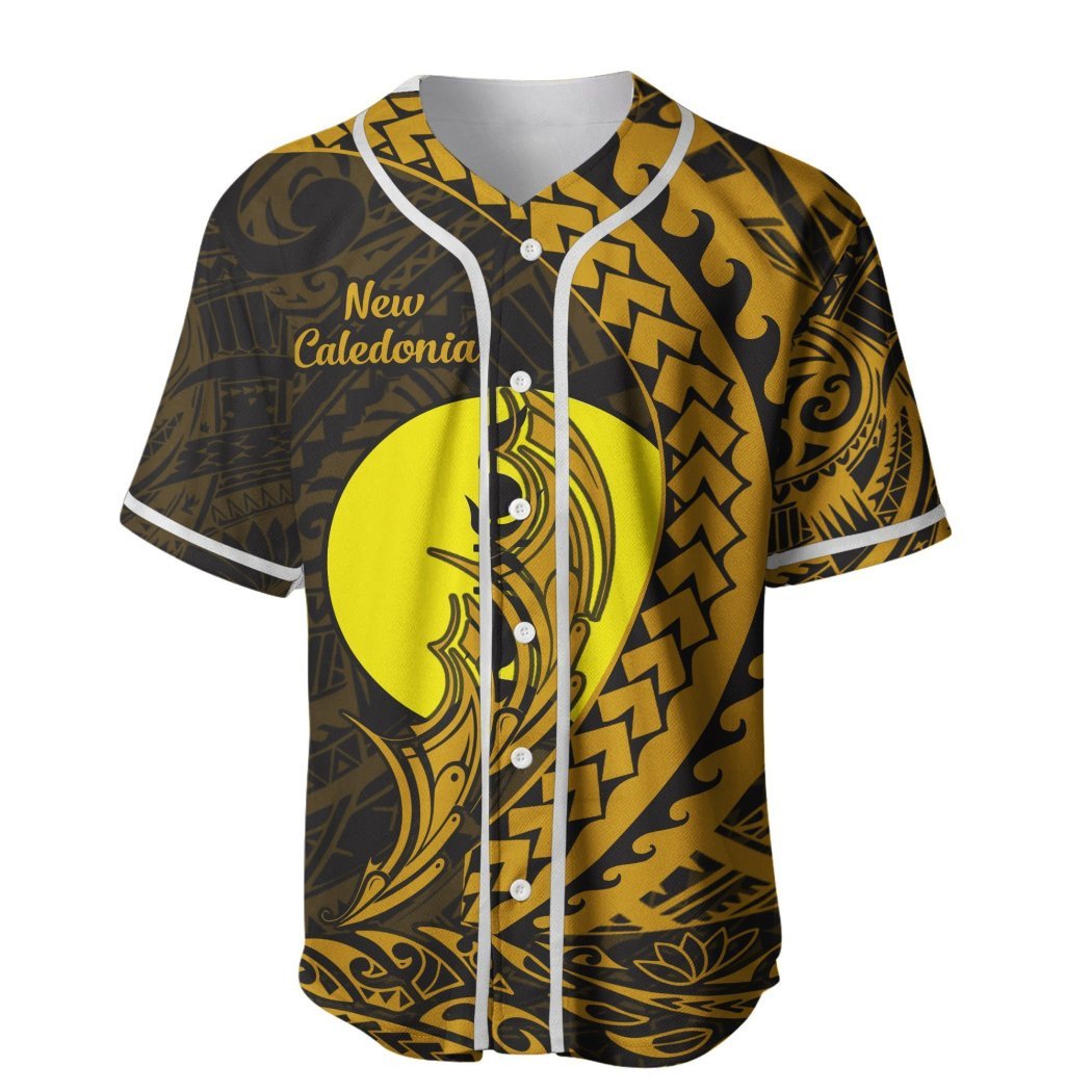 litzzy Litzzy Baseball Jersey - New Caledonia Wings Style Baseball Jersey - Colorful - Adult Unisex - Full Size (S - 5XL) - Jersey Shirt Unisex Custom Printed Jersey Shirt Unisex Baseball Jersey   