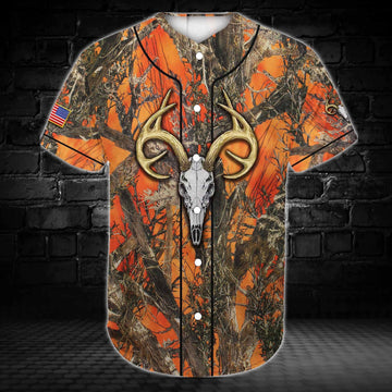 litzzy Litzzy Baseball Jersey - Deer hunting Hunters Baseball Jersey - Adult Unisex - Full Size (S - 5XL) - Jersey Shirt Unisex Custom Printed Jersey Shirt Unisex Custom Printed Baseball Jersey   
