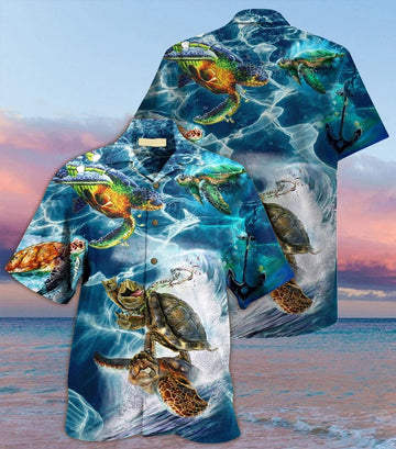 litzzy Litzzy Hawaiian Shirts - Sea Turtle Hawaiian Shirt Aloha Hawaii Shirt Aloha Shirt For Summer - Aloha Custom Hawaii Shirts For Beach Summer Hawaii Shirt   