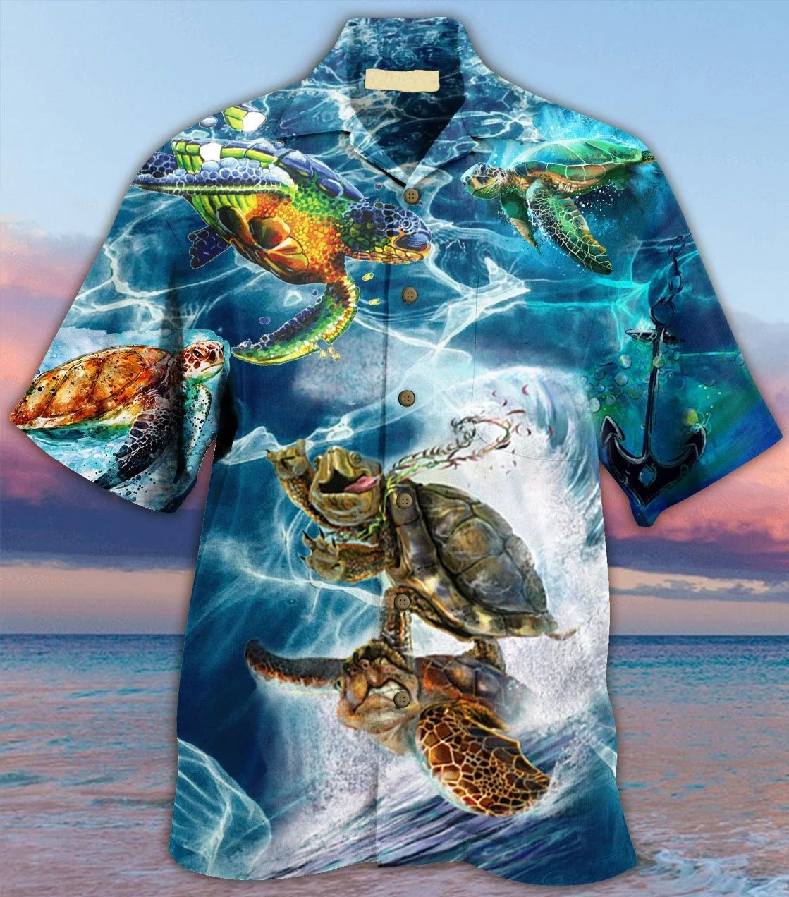 litzzy Litzzy Hawaiian Shirts - Sea Turtle Hawaiian Shirt Aloha Hawaii Shirt Aloha Shirt For Summer - Aloha Custom Hawaii Shirts For Beach Summer Hawaii Shirt   