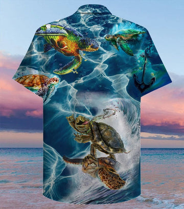 litzzy Litzzy Hawaiian Shirts - Sea Turtle Hawaiian Shirt Aloha Hawaii Shirt Aloha Shirt For Summer - Aloha Custom Hawaii Shirts For Beach Summer Hawaii Shirt   