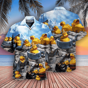 litzzy Litzzy Hawaiian Shirts - Duck Better With Rubber Duck Hawaiian Shirts QT207092Lb Aloha Hawaii Shirt Aloha Shirt For Summer - Aloha Custom Hawaii Shirts For Beach Summer Hawaii Shirt   