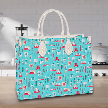 litzzy Personalized Dentist Purse Leather Bag Handbag For Women leather bag   