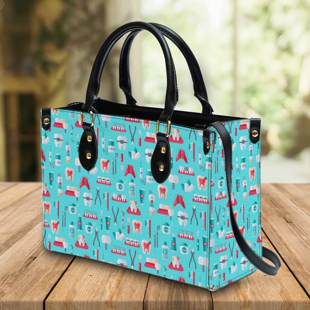 litzzy Personalized Dentist Purse Leather Bag Handbag For Women leather bag   