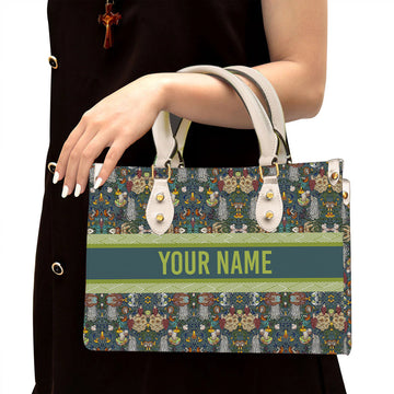 litzzy Personalized Mushroom Purse Leather Handbag Bag For Women leather bag White  