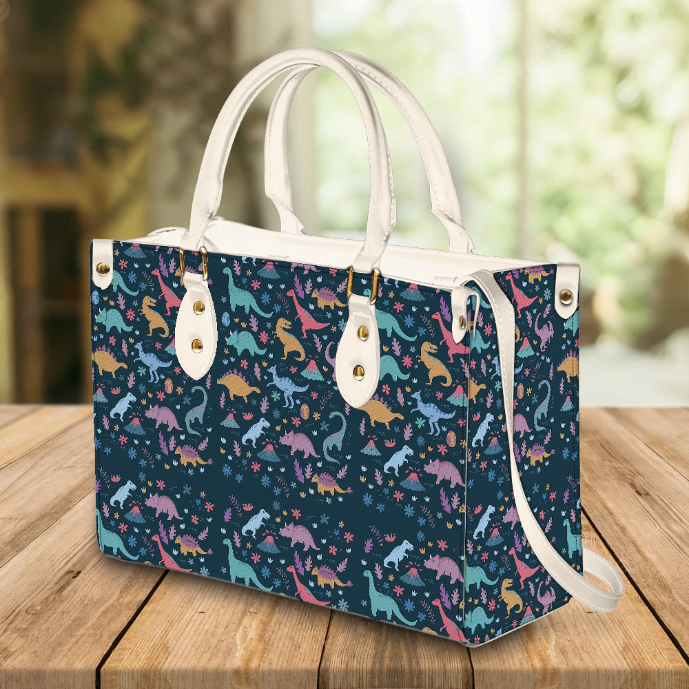 litzzy Personalized Dinosaur Purse Leather Bag Handbag For Women leather bag   