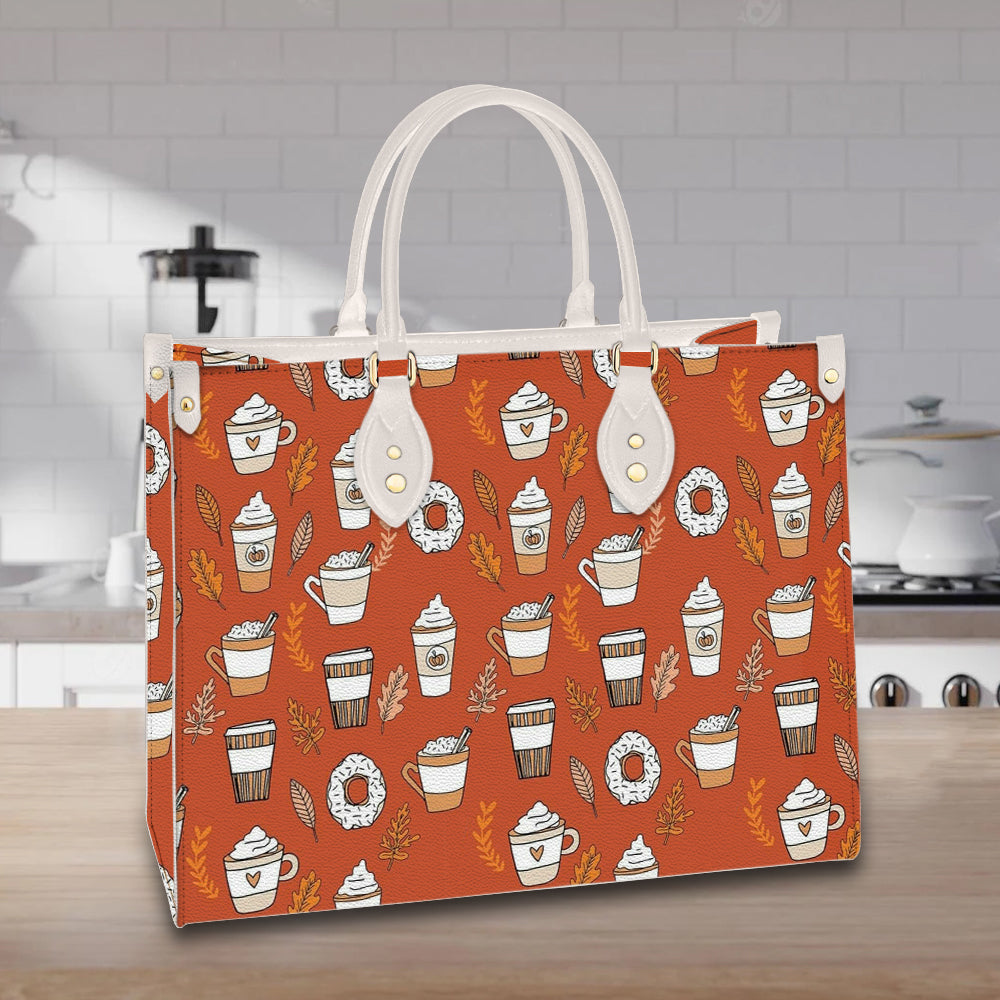 litzzy Personalized Coffee Purse Leather Bag Handbag For Women leather bag   