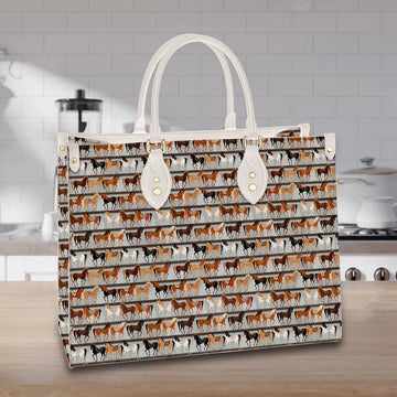 litzzy Personalized Horse Purse Leather Bag Handbag For Women leather bag   