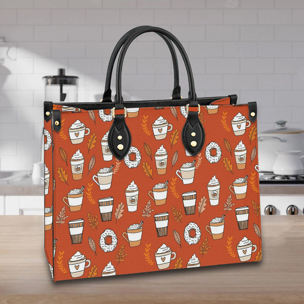 litzzy Personalized Coffee Purse Leather Bag Handbag For Women leather bag   