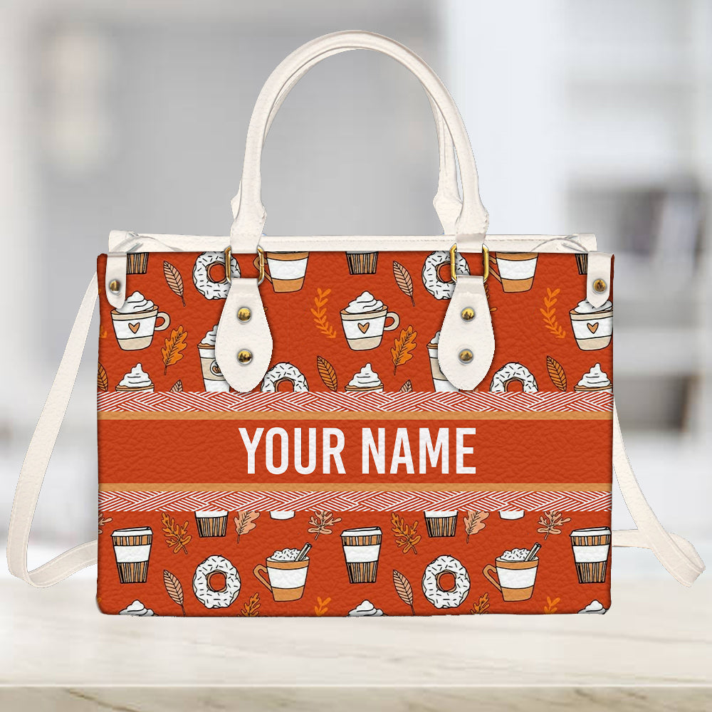 litzzy Personalized Coffee Purse Leather Bag Handbag For Women leather bag   