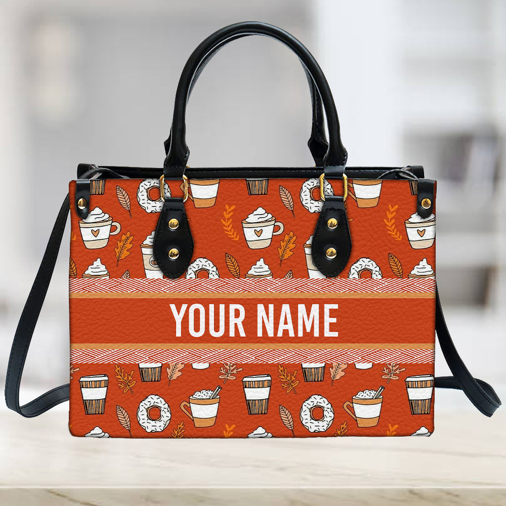 litzzy Personalized Coffee Purse Leather Bag Handbag For Women leather bag   