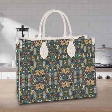 litzzy Personalized Mushroom Purse Leather Handbag Bag For Women leather bag   