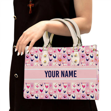 litzzy Personalized Chicken Turkey Purse Leather Bag Handbag For Women leather bag White  