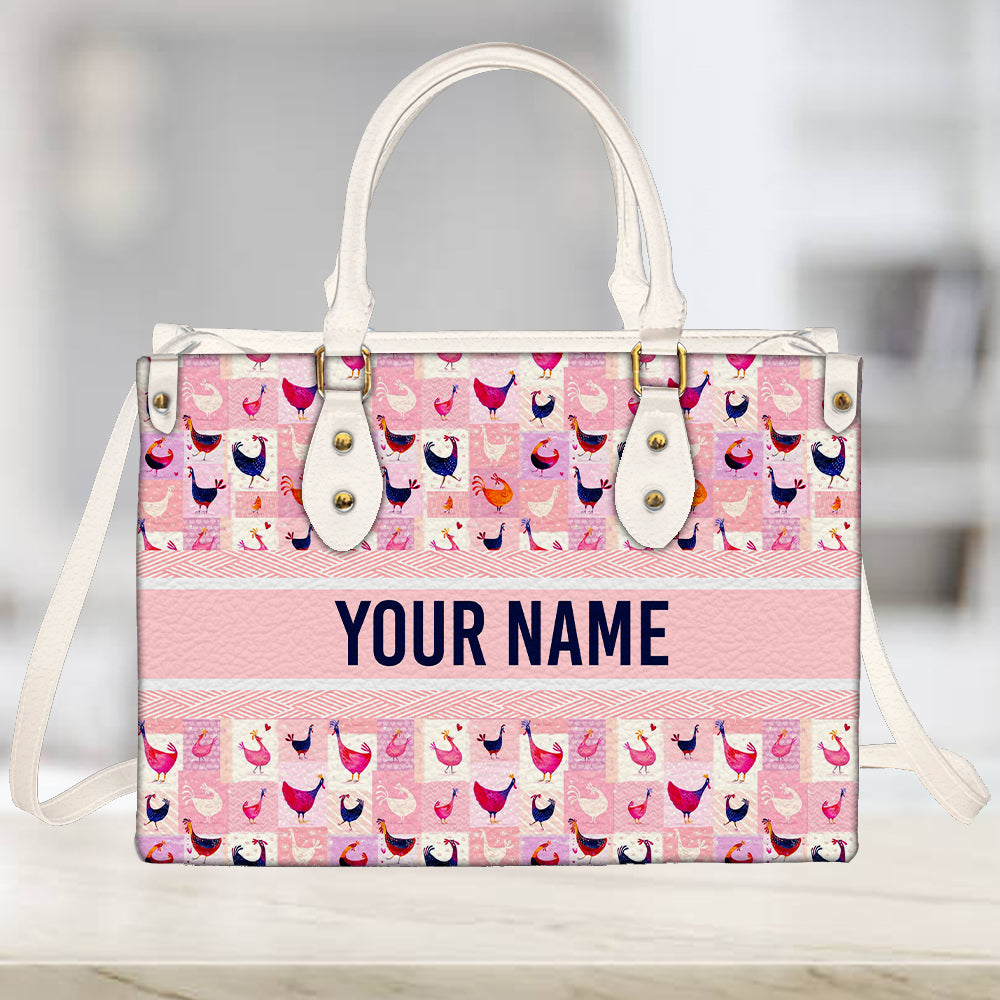 litzzy Personalized Chicken Turkey Purse Leather Bag Handbag For Women leather bag   