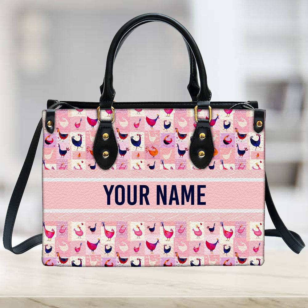 litzzy Personalized Chicken Turkey Purse Leather Bag Handbag For Women leather bag   