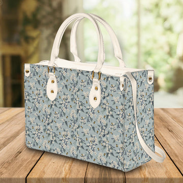 litzzy Personalized Bee And Flowers Leather Bag Handbag For Women leather bag   