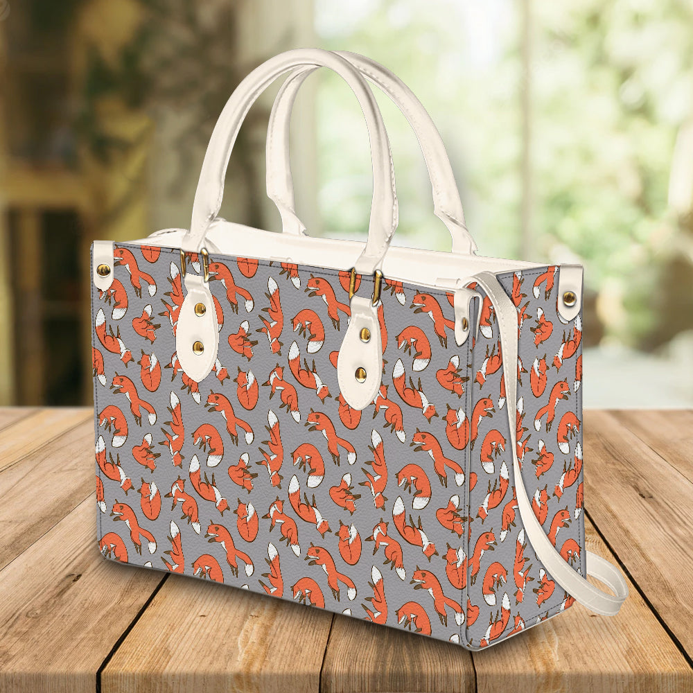 litzzy Personalized Cute Fox Purse Leather Bag Handbag For Women leather bag   