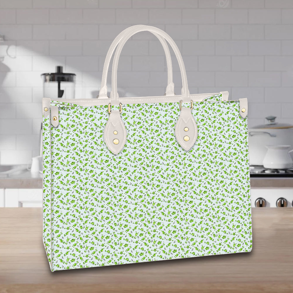 litzzy Personalized Green Frog Purse Leather Bag Cute Handbag For Women leather bag   