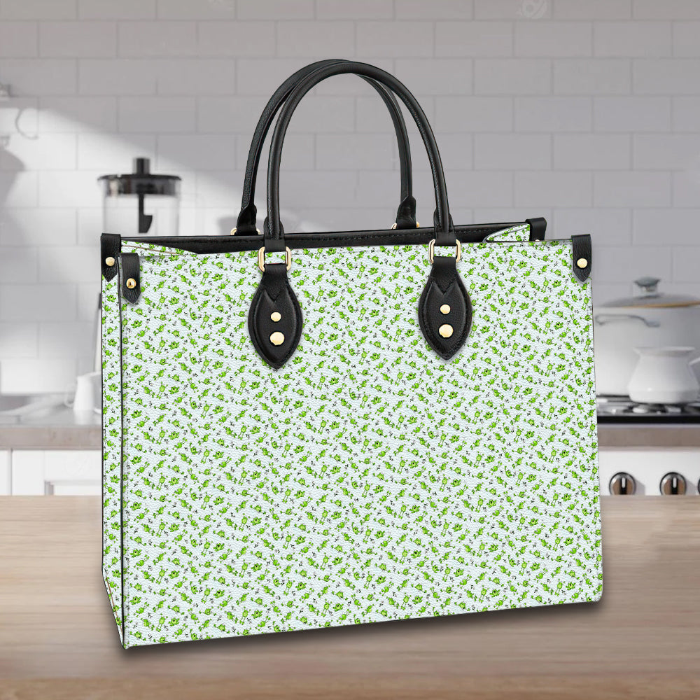 litzzy Personalized Green Frog Purse Leather Bag Cute Handbag For Women leather bag   