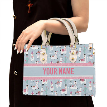 litzzy Personalized Alpalca Purse Leather Bag Handbag For Women leather bag White  