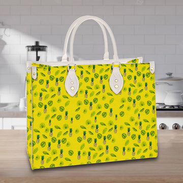 litzzy Personalized Cute Pineapple Purse Leather Bag Handbag For Women leather bag   