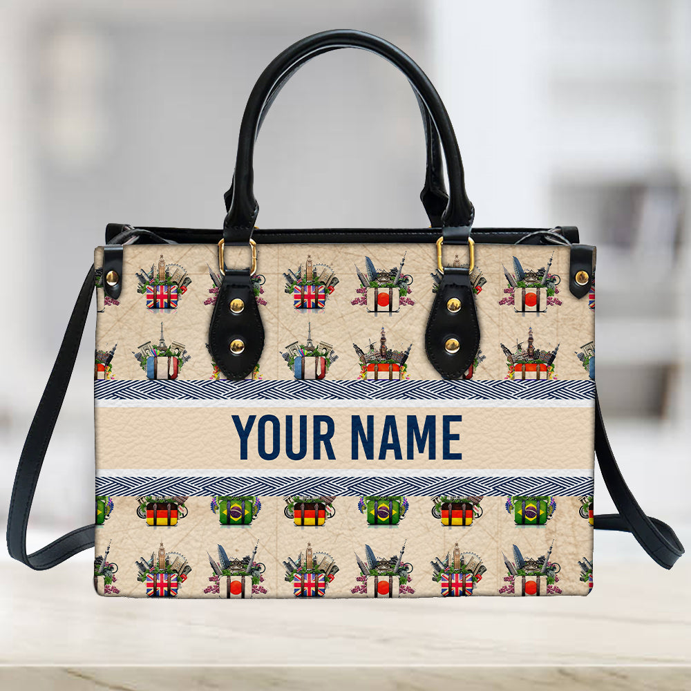 litzzy Personalized Travel Purse Leather Bag Handbag For Women leather bag   