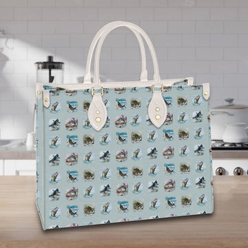 litzzy Personalized Fishing Purse Leather Bag Handbag For Women leather bag   