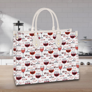 litzzy Personalized Wine Purse Leather Bag Handbag For Women leather bag   