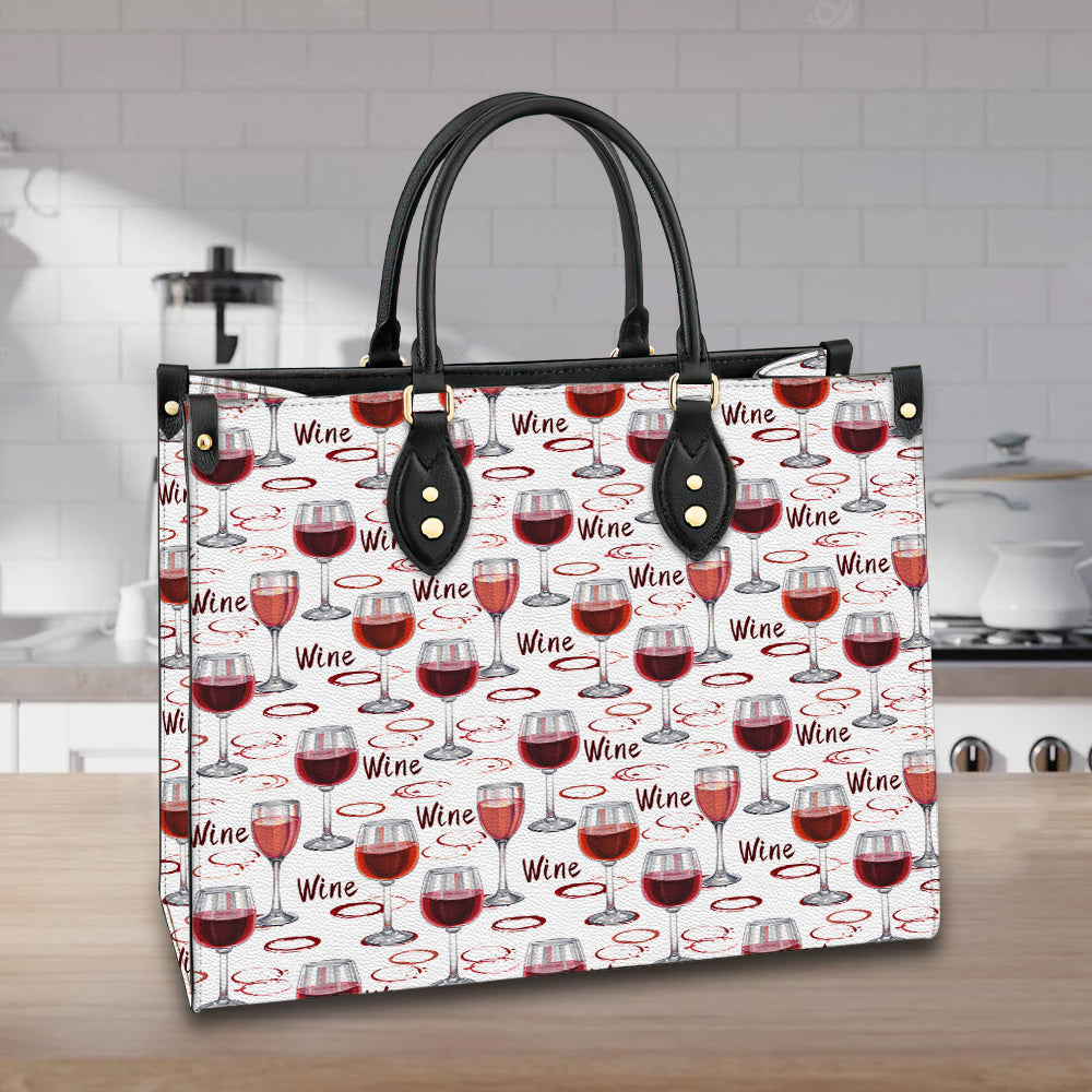 litzzy Personalized Wine Purse Leather Bag Handbag For Women leather bag   