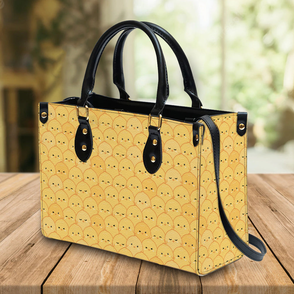litzzy Personalized Cute Chickens Purse Leather Bag Handbag For Women leather bag   