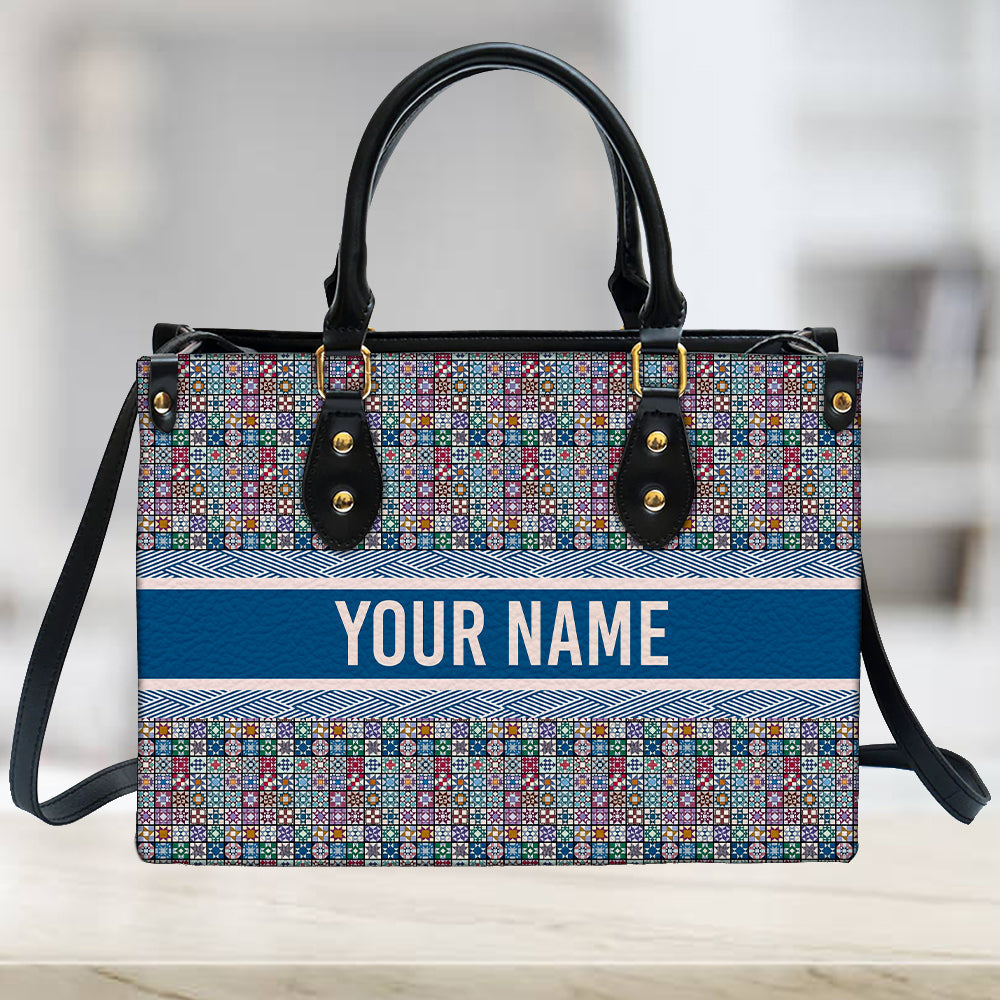 litzzy Personalized Quilting Purse Leather Bag Vintage Handbag For Women leather bag   