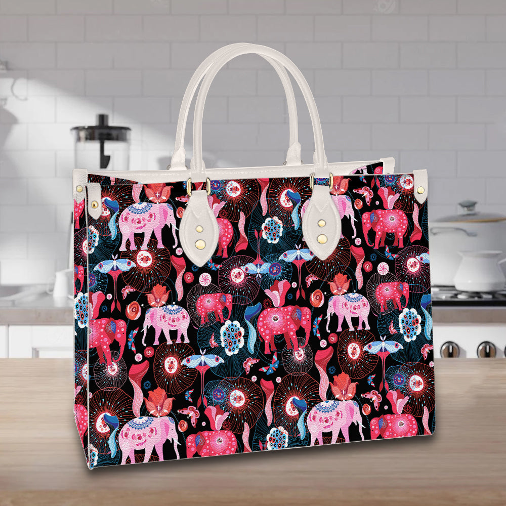litzzy Personalized Colorful Elephant Purse Leather Bag Handbag For Women leather bag   