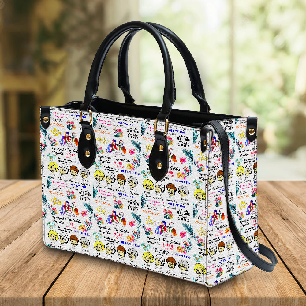 litzzy Personalized The Golden Girls Purse Leather Bag Handbag For Women PANLTO0008 leather bag   