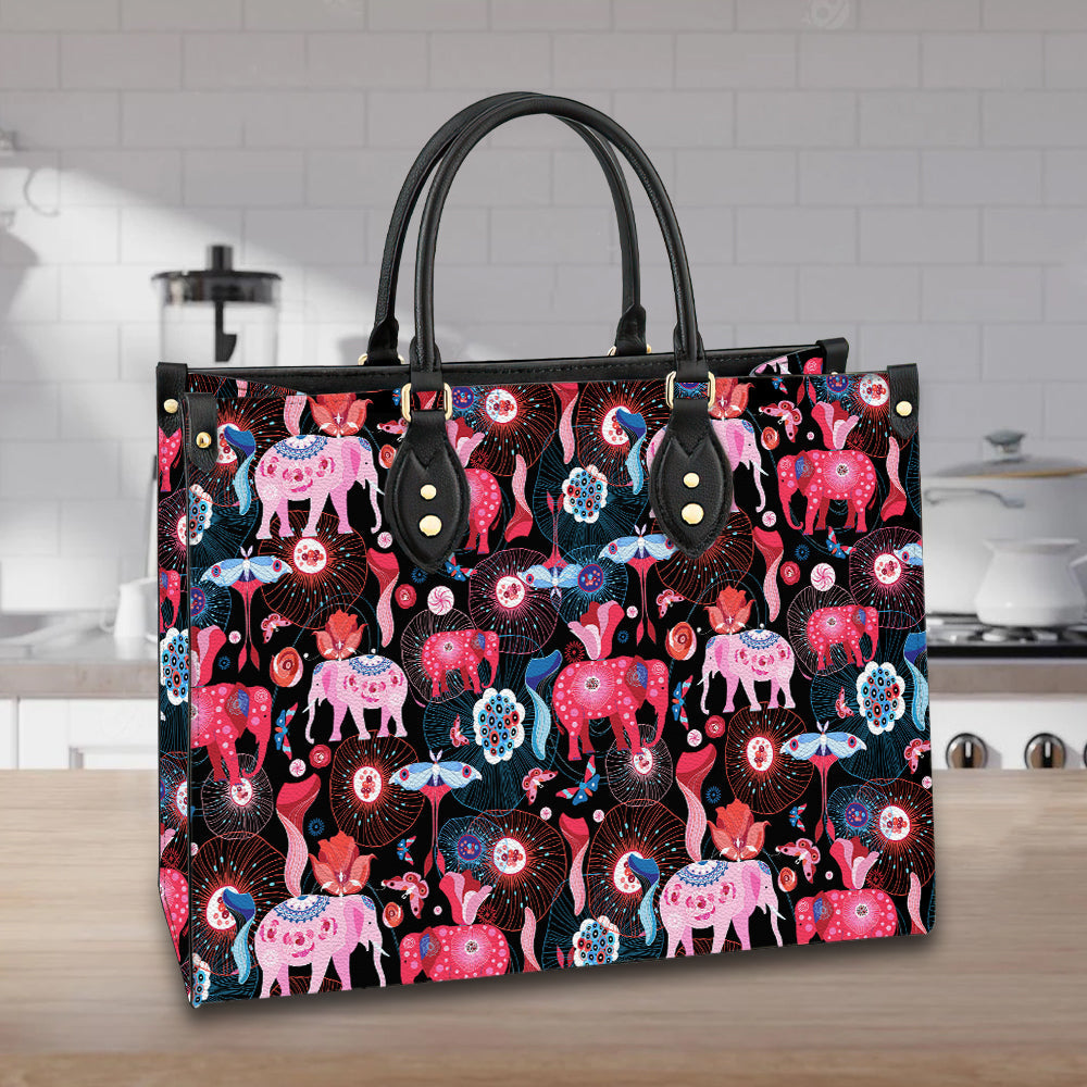 litzzy Personalized Colorful Elephant Purse Leather Bag Handbag For Women leather bag   