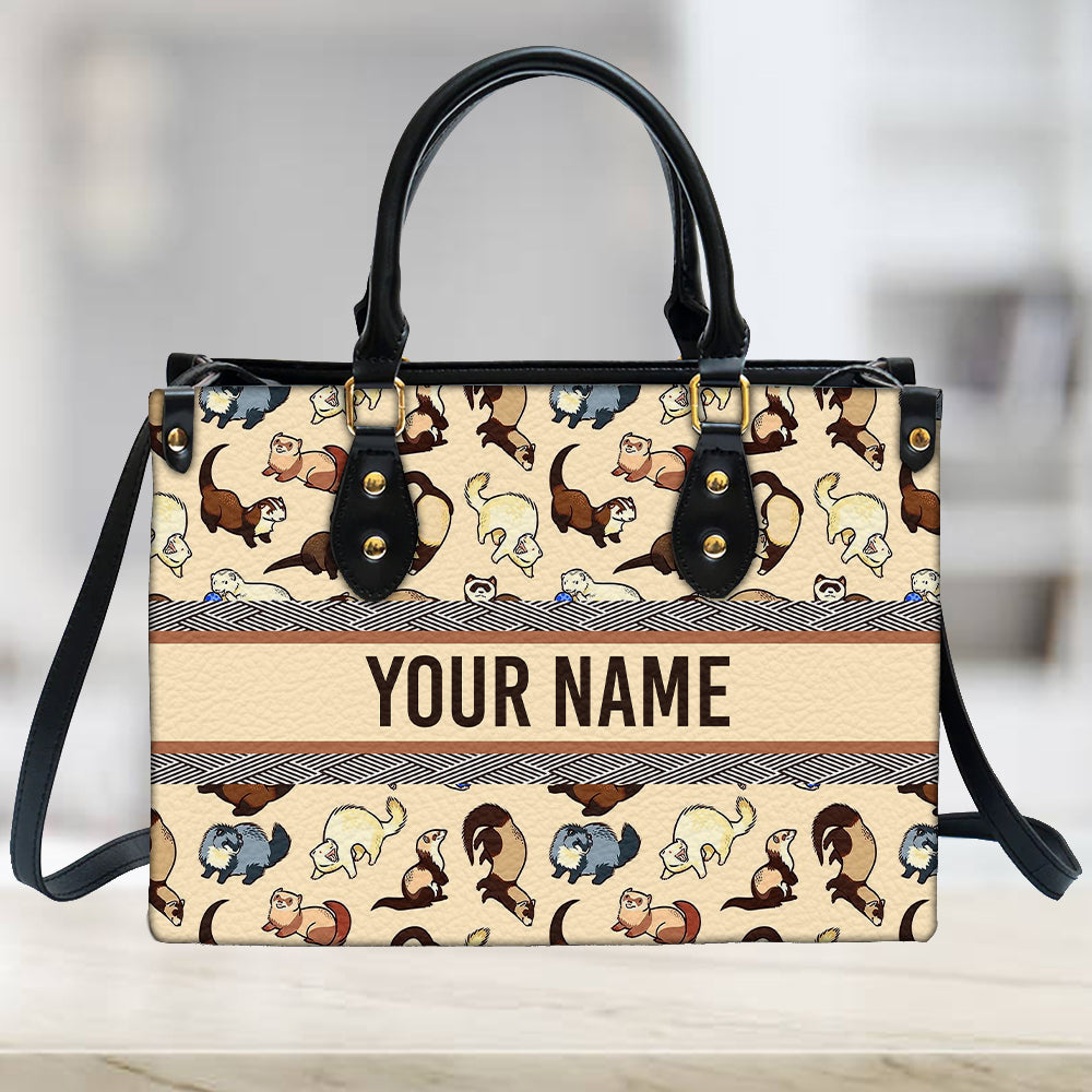 litzzy Personalized Otter Purse Leather Bag Handbag For Women leather bag   